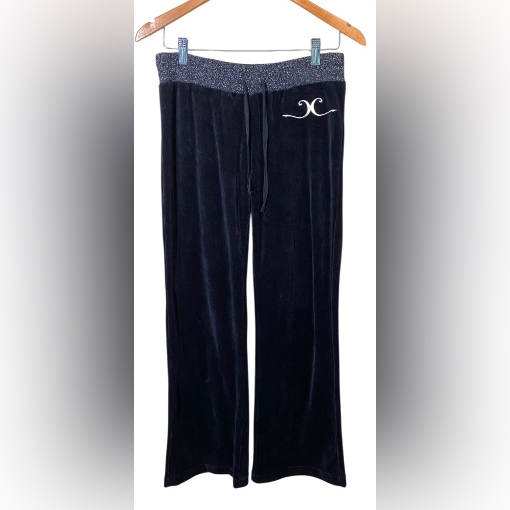 Candie’s: Black Felt Leisure Pants